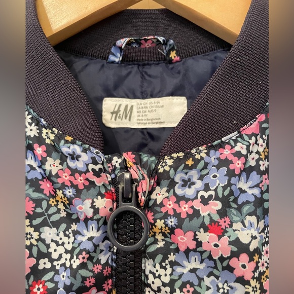 H&M Girls Bomber Jacket medium - Picture 4 of 5